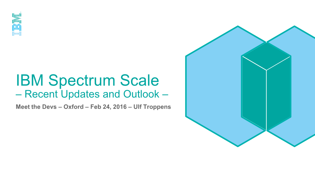 IBM Spectrum Scale