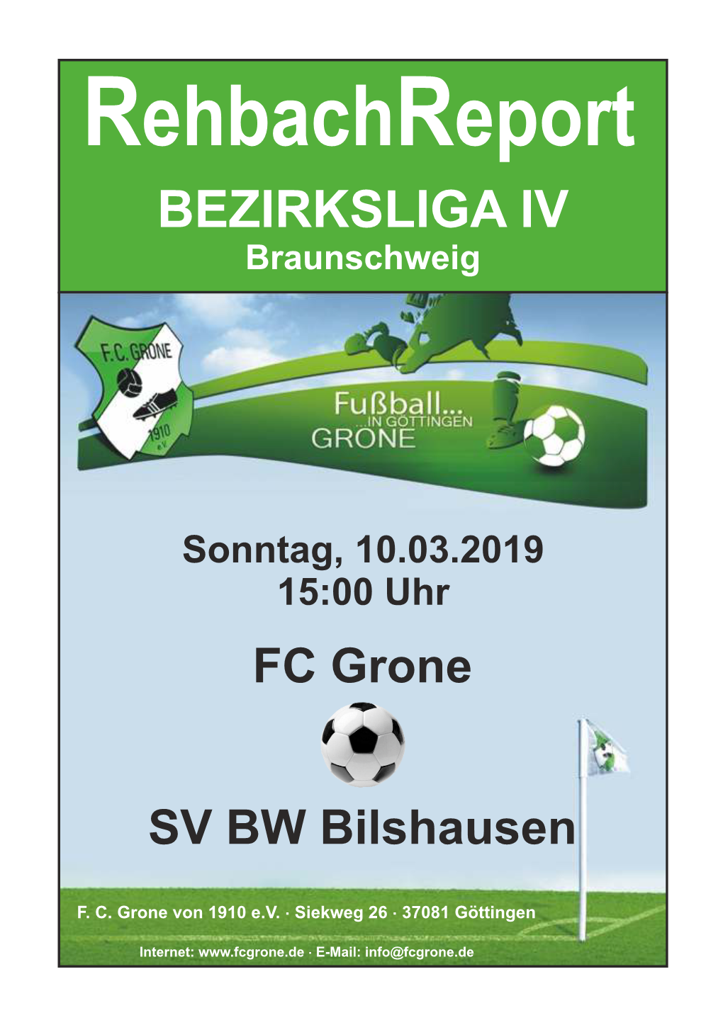 SV BW Bilshausen 10.03.2019
