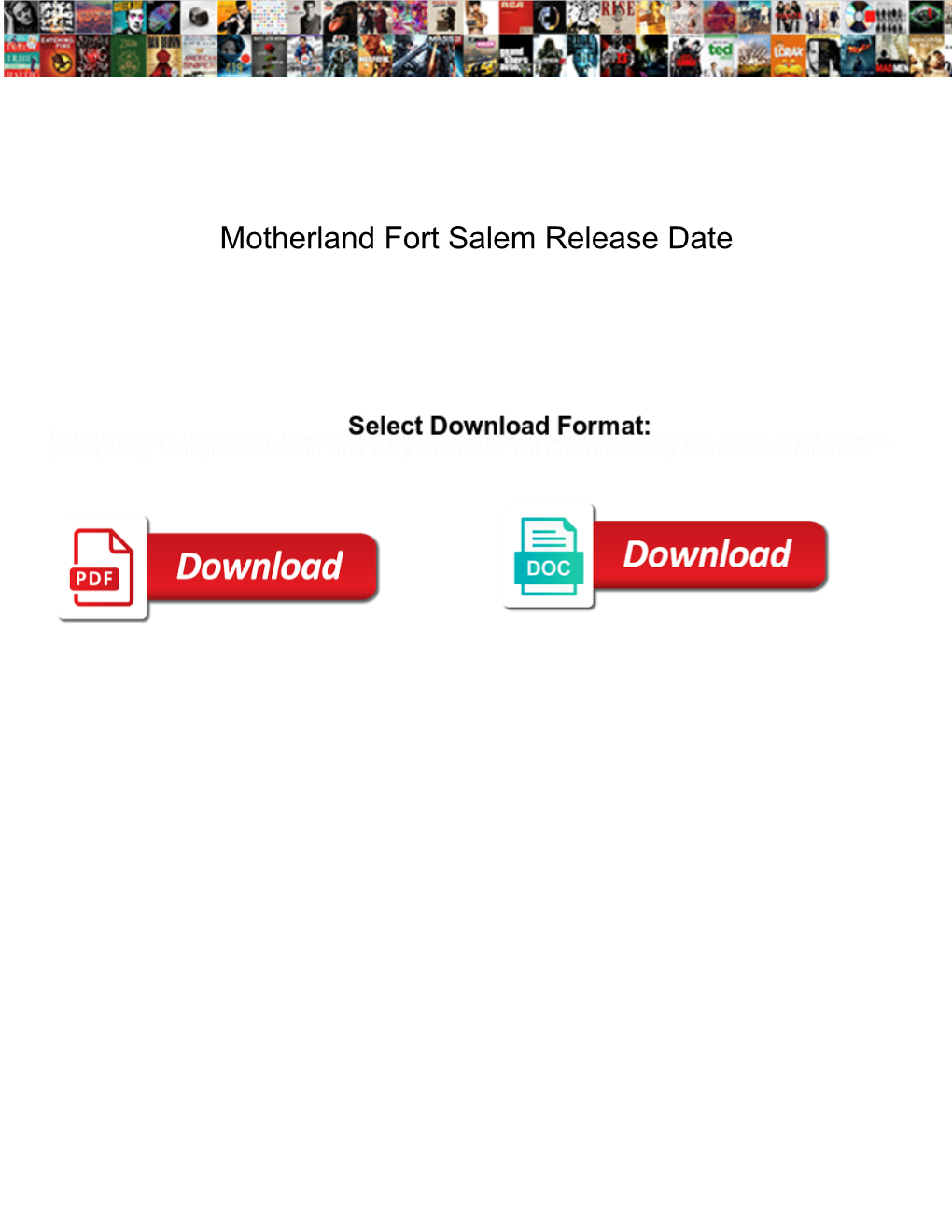 Motherland Fort Salem Release Date