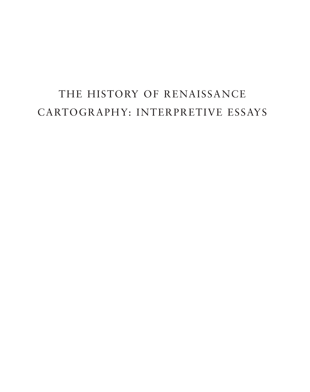 Images of Renaissance Cosmography, 1450–1650