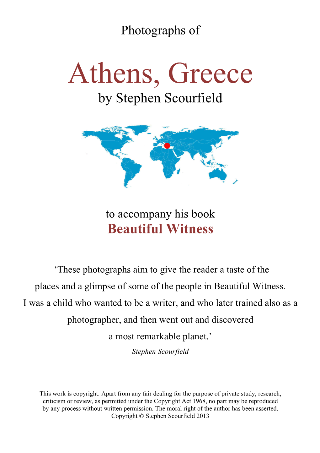 Athens Photographs by Stephen Scourfield