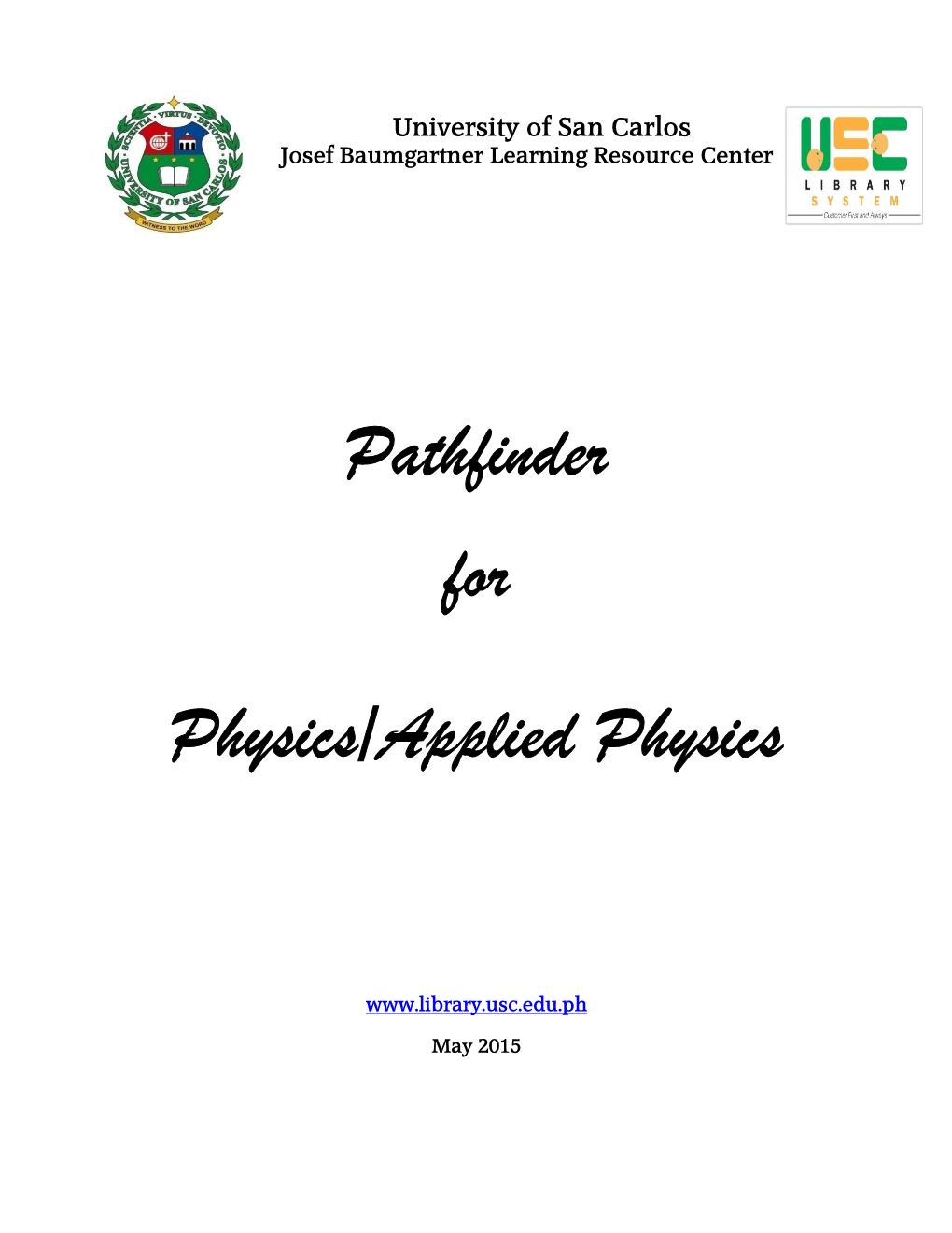 Pathfinder for Physics/Applied Physics