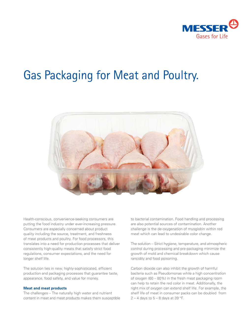 Gas Packaging for Meat and Poultry