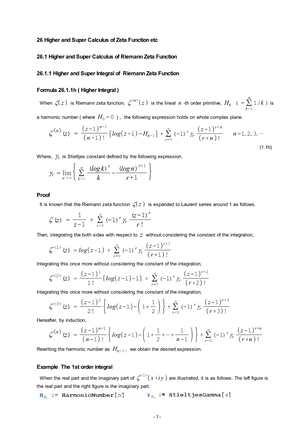 26 Higher and Super Calculus of Zeta Function Etc