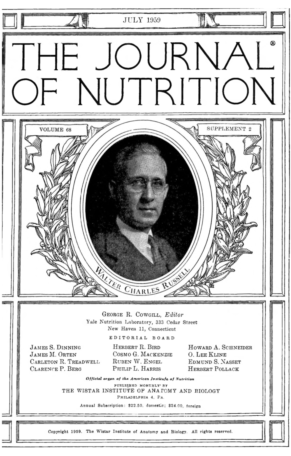 The Journal of Nutrition 1959 Volume.68 Suppl.2