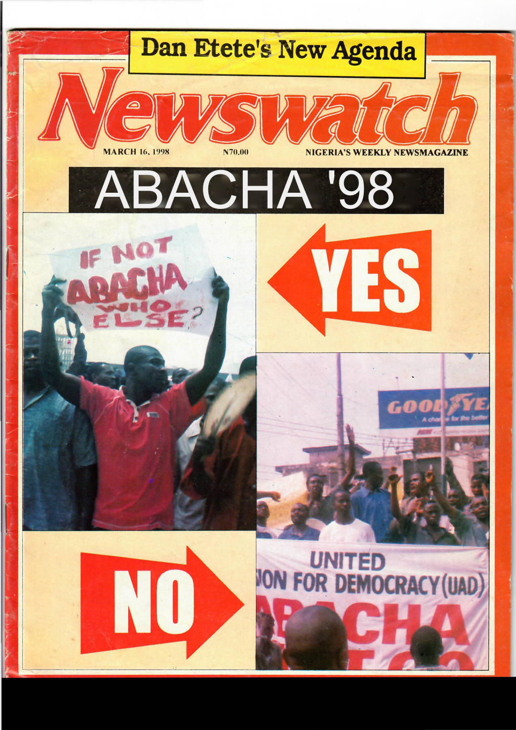 Abacha '98 the Cool, Smooth Choice