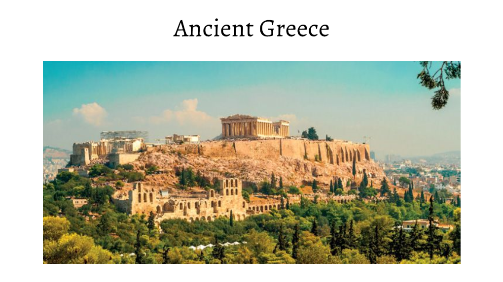 Ancient Greece Greece’S Geography