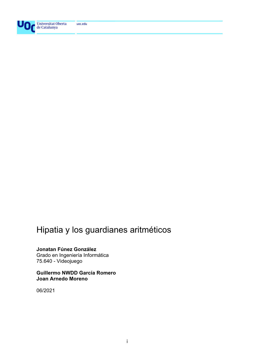 Hipatia Y Los Guardianes Aritméticos