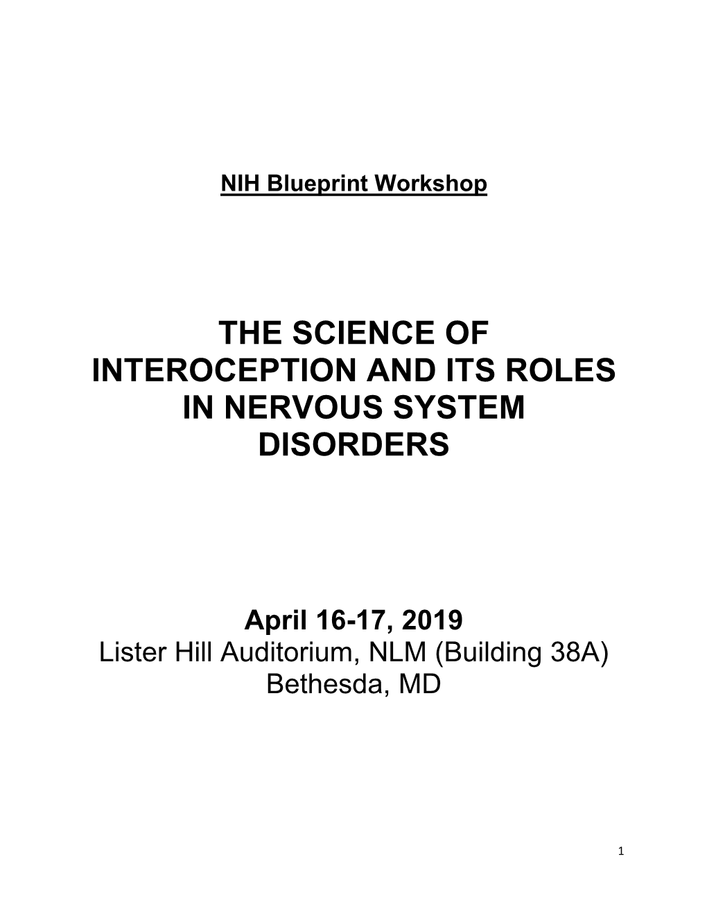 The Science of Interoception and Its Roles in Nervous System Disorders