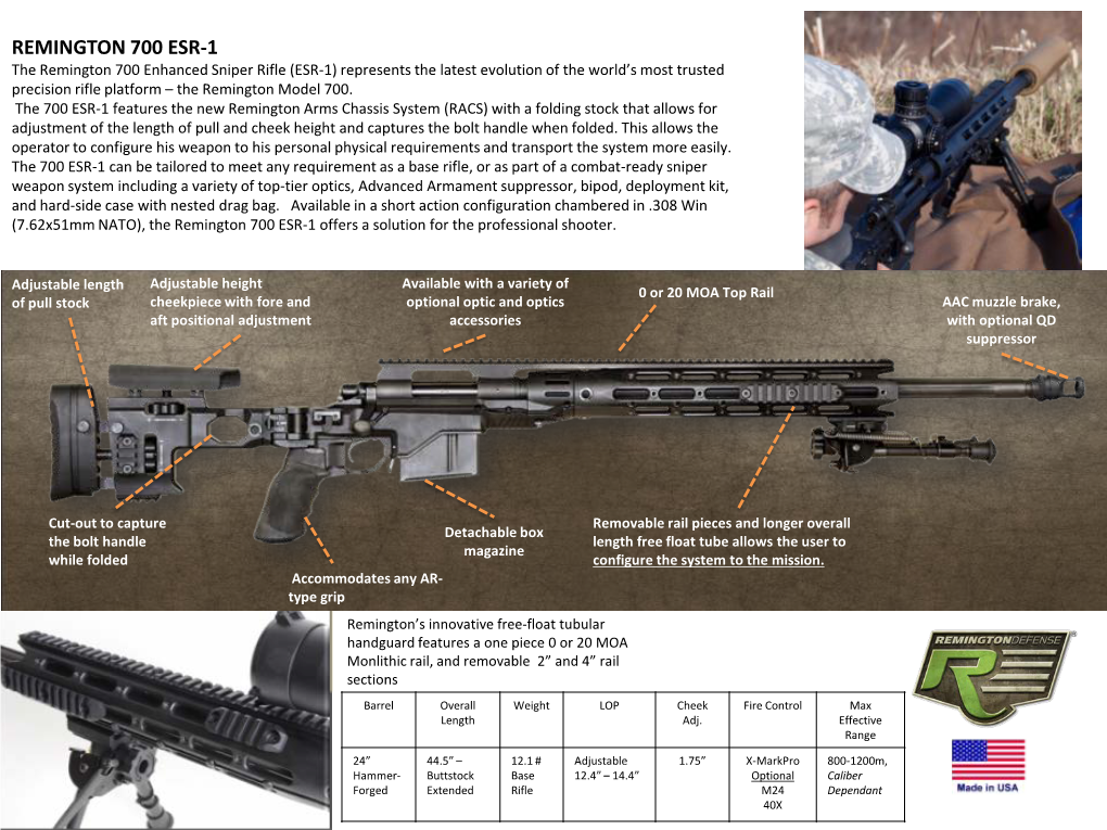 Remington 700 Esr-1