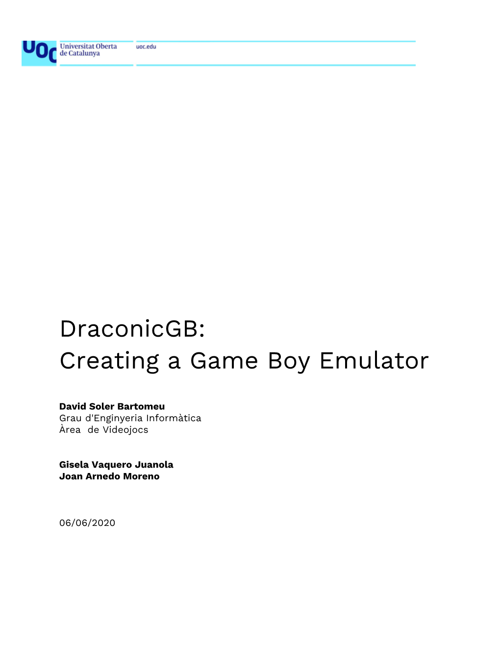 Creating a Game Boy Emulator