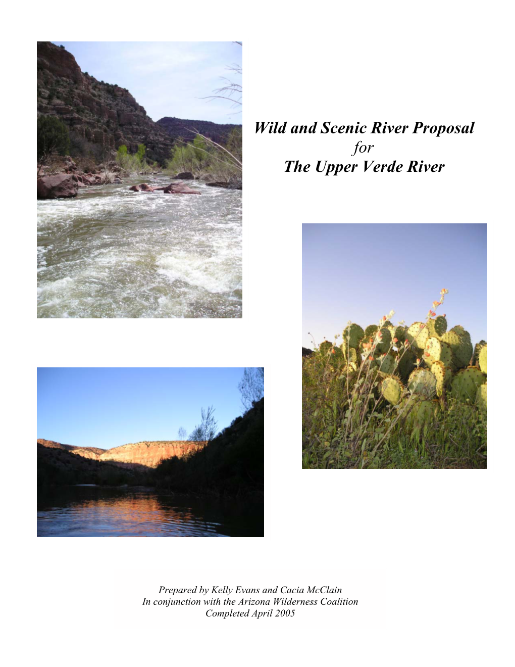 Upper Verde Wild and Scenic River Proposal