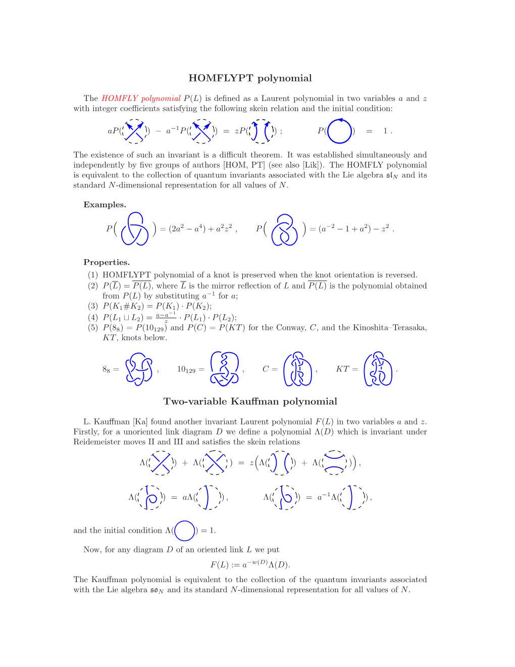 HOMFLYPT Polynomial Two-Variable Kauffman Polynomial