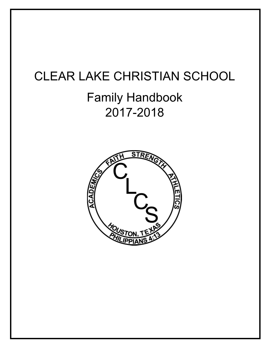 CLCS Family Handbook 2017- 2018