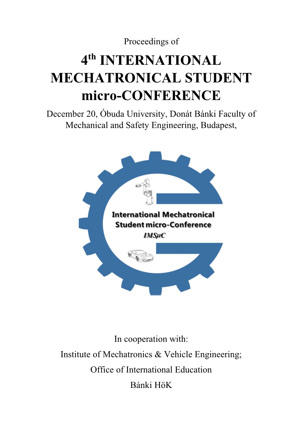 4 International Mechatronical Student