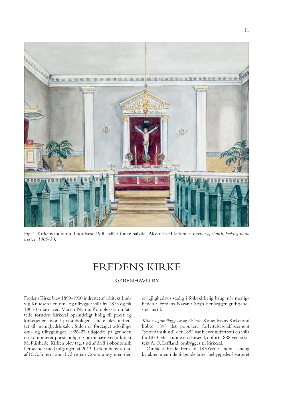 Fredens Kirke København By