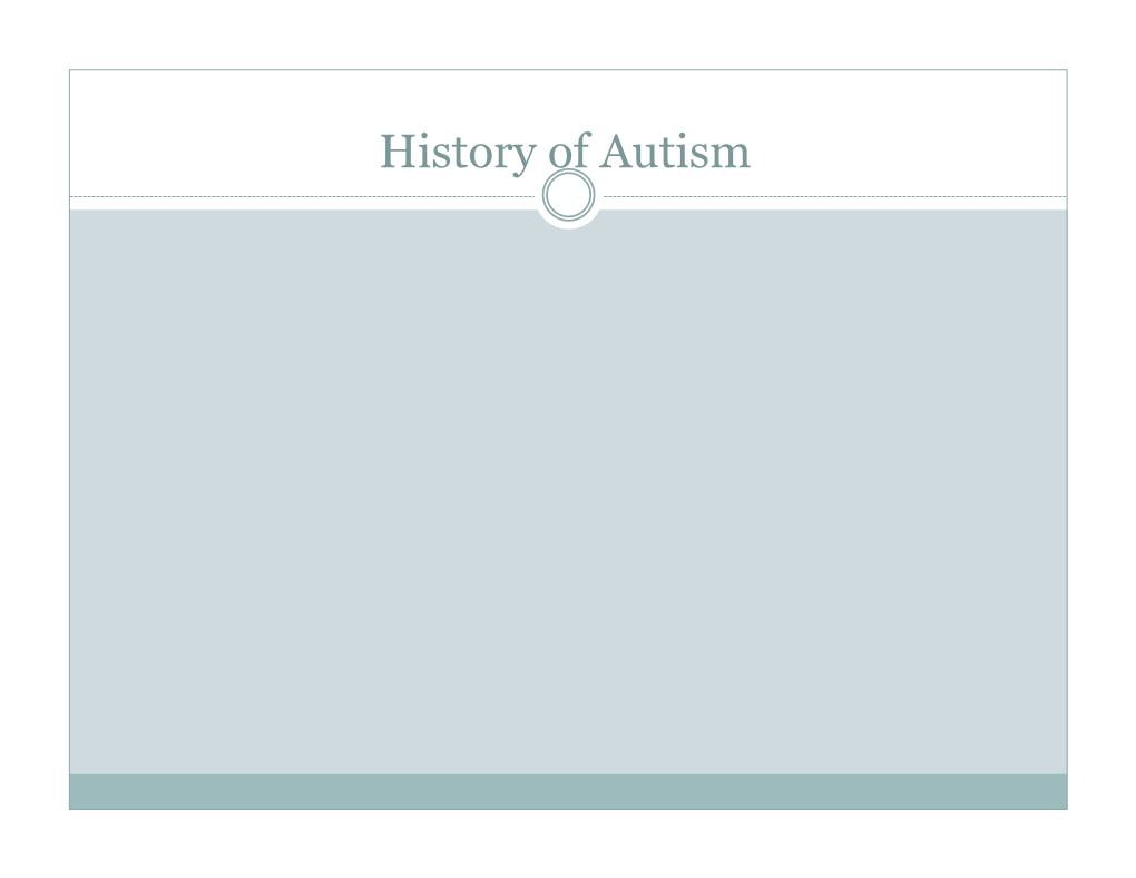 History of Autism.Pptx