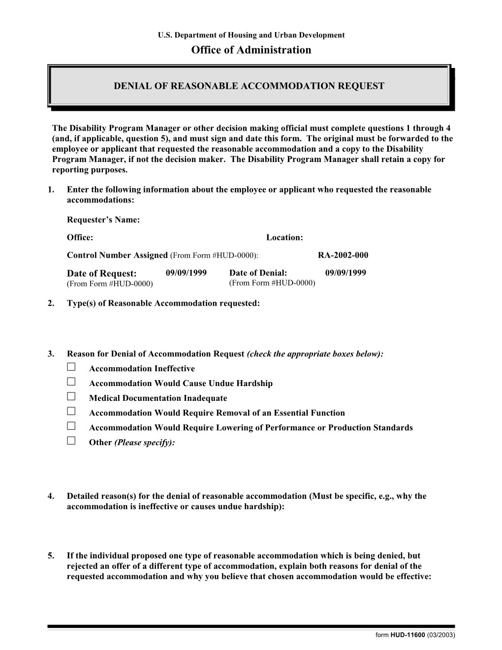 U.S. Department of Housing and Urban Development s11