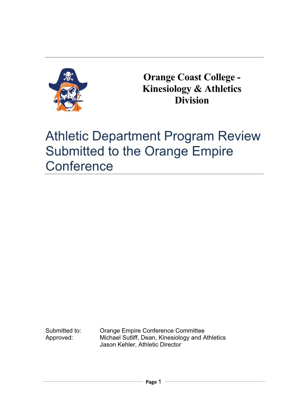 OEC Progra Review Orange Coast College 2016