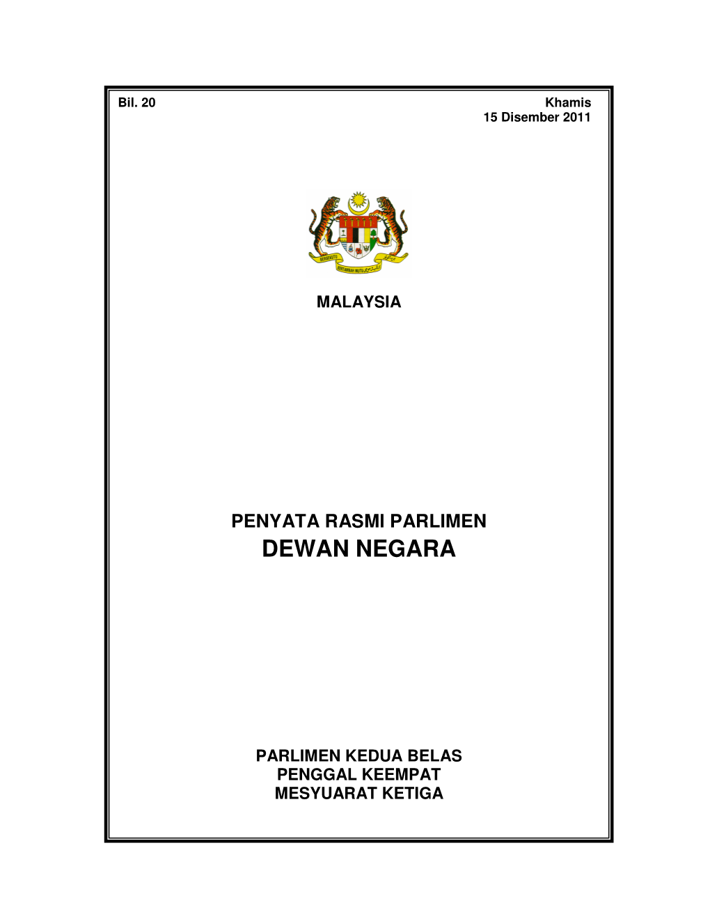 Dewan Negara