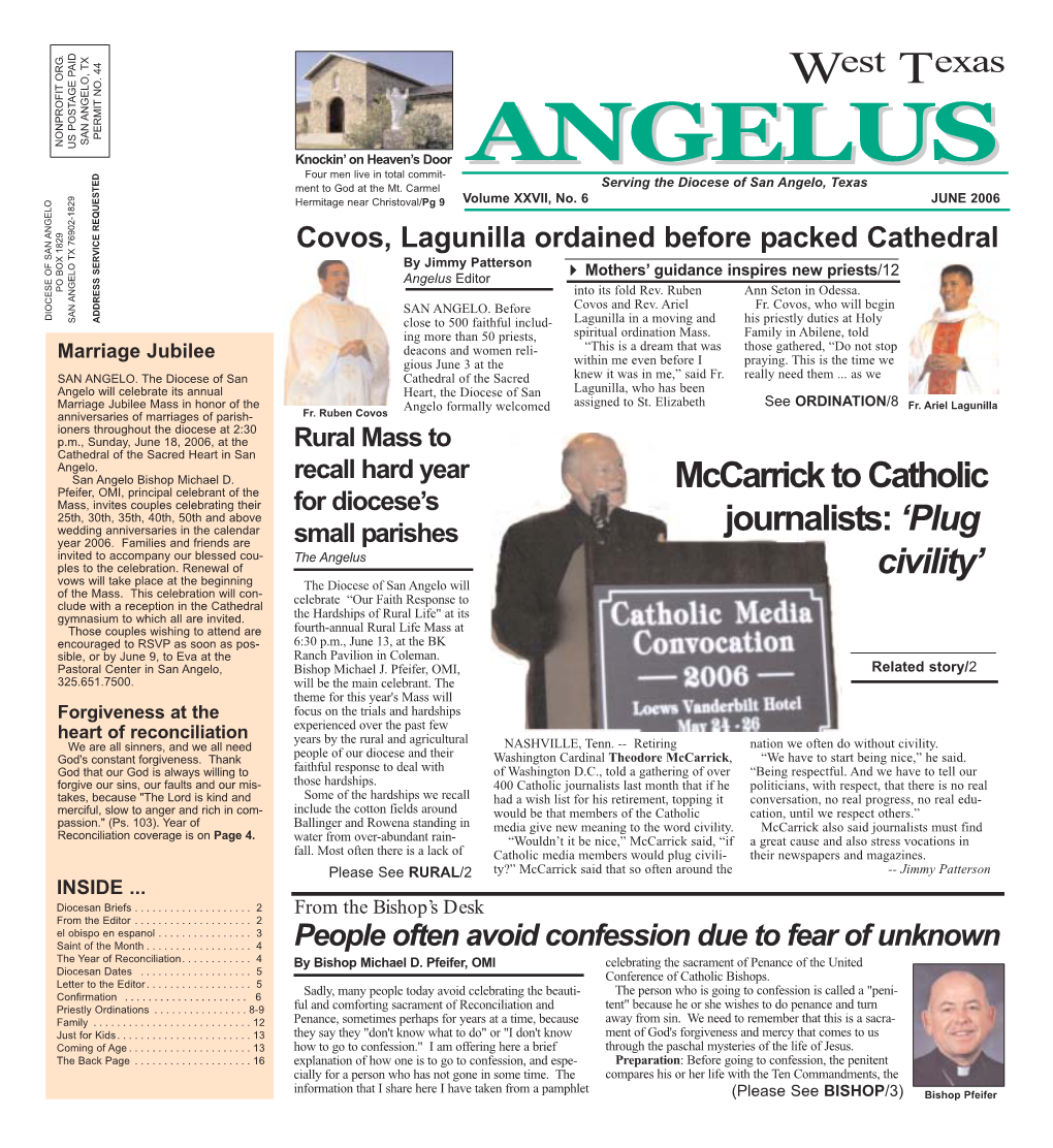Angelus Cover (Page 1)