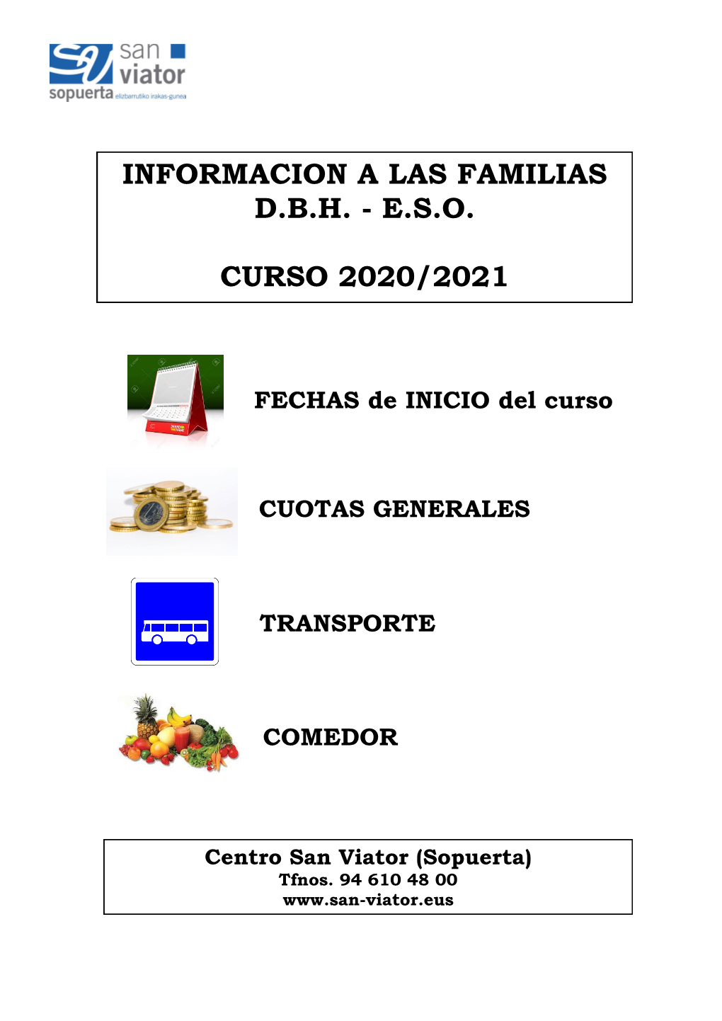 Informacion a Las Familias D.B.H. - E.S.O