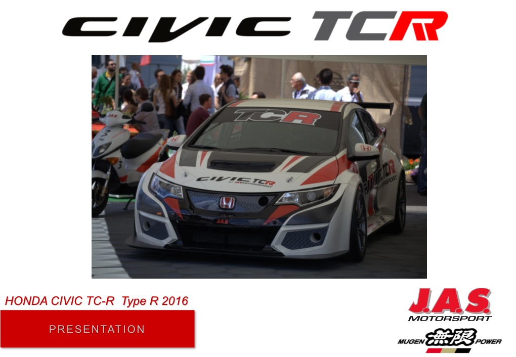 HONDA CIVIC TC-R Type R 2016