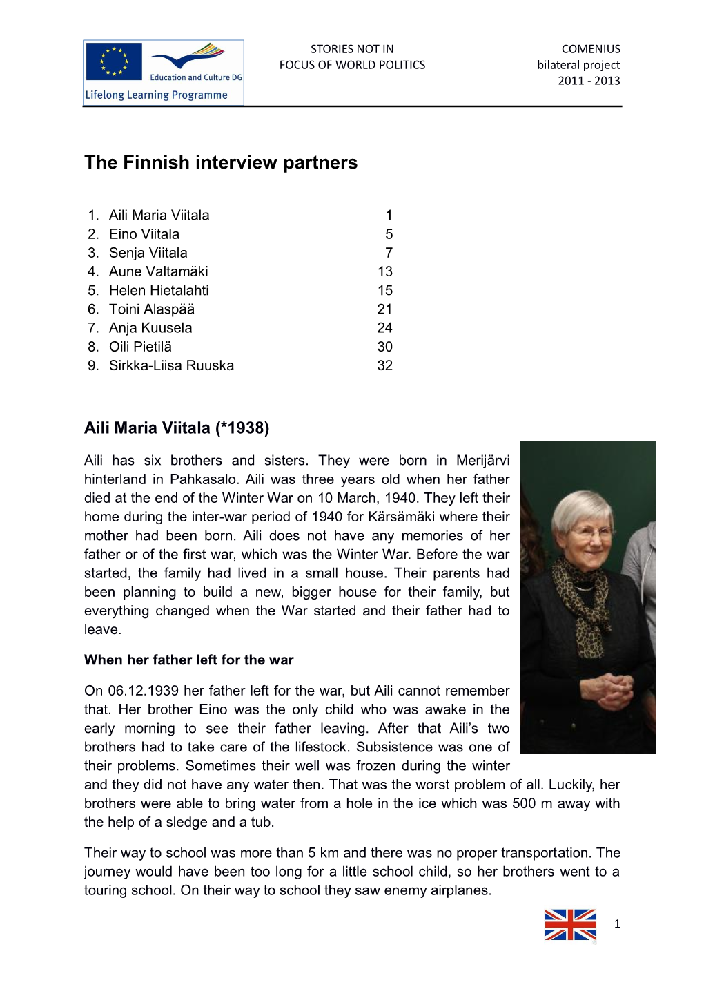 The Finnish Interview Partners