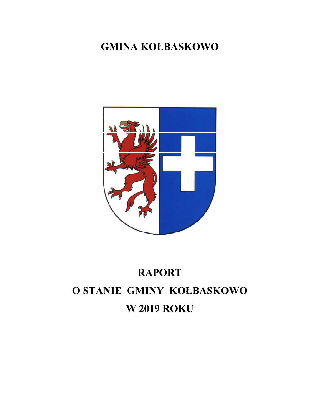 Gmina Kołbaskowo Raport O Stanie Gminy Kołbaskowo W