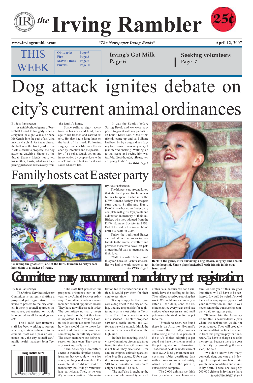 Dog Attack Ignites Debate on City's Current Animal Ordinances