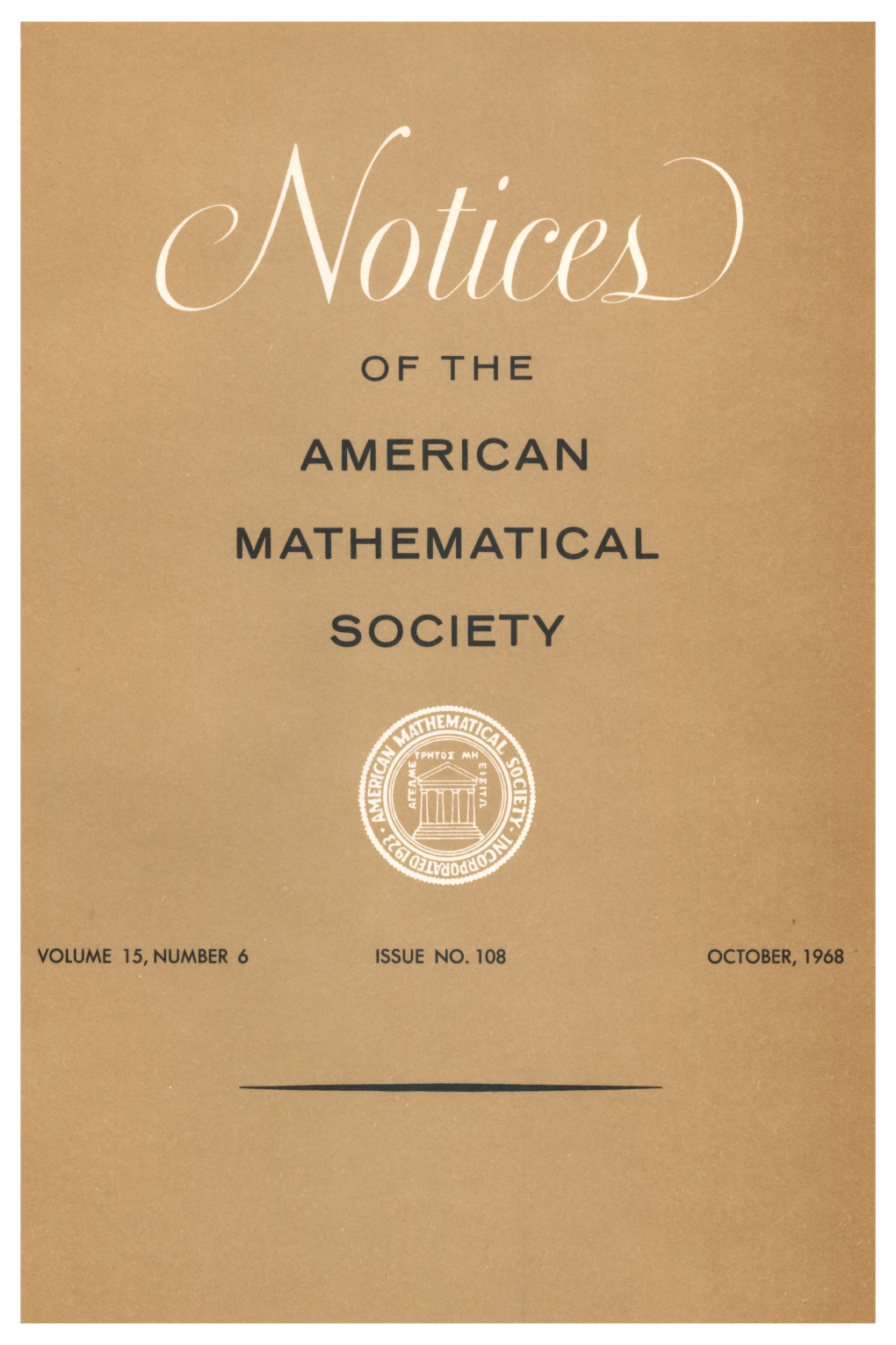 MATHEMATICAL SCIENCES in RUSSIAN PUBLICATIONS of the RE­ SEARCH INSTITUTE for Imported from the U.S.S.R