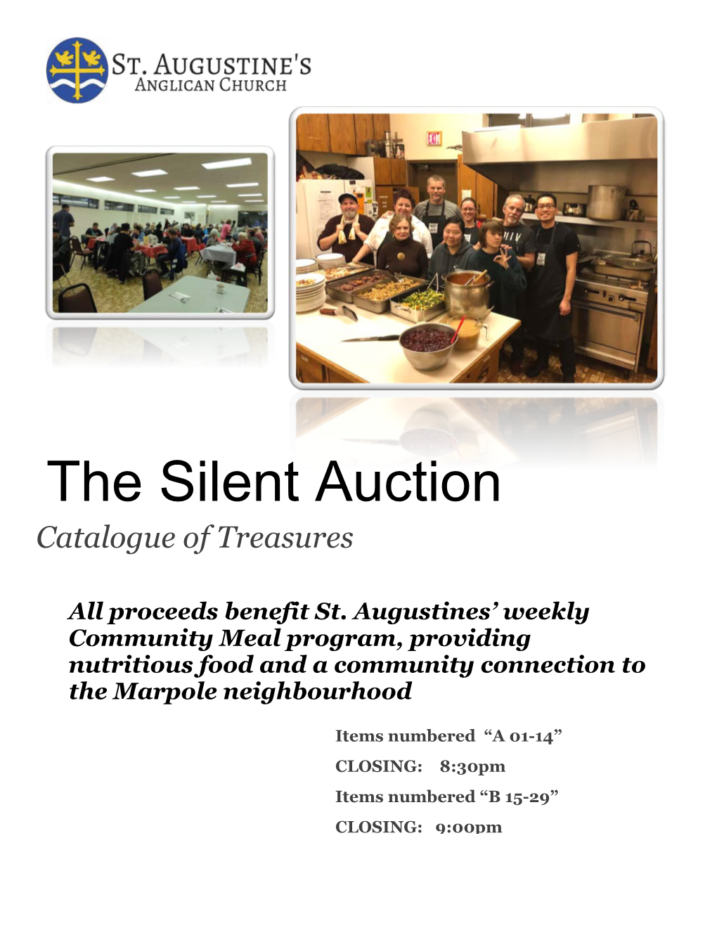 The Silent Auction Catalogue of Treasures
