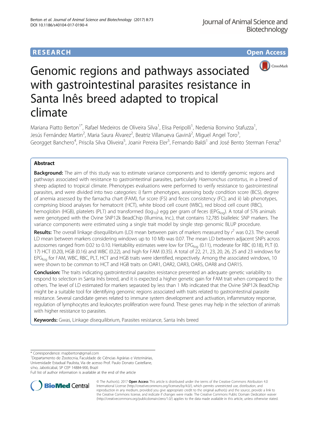 Genomic Regions and Pathways Associated with Gastrointestinal