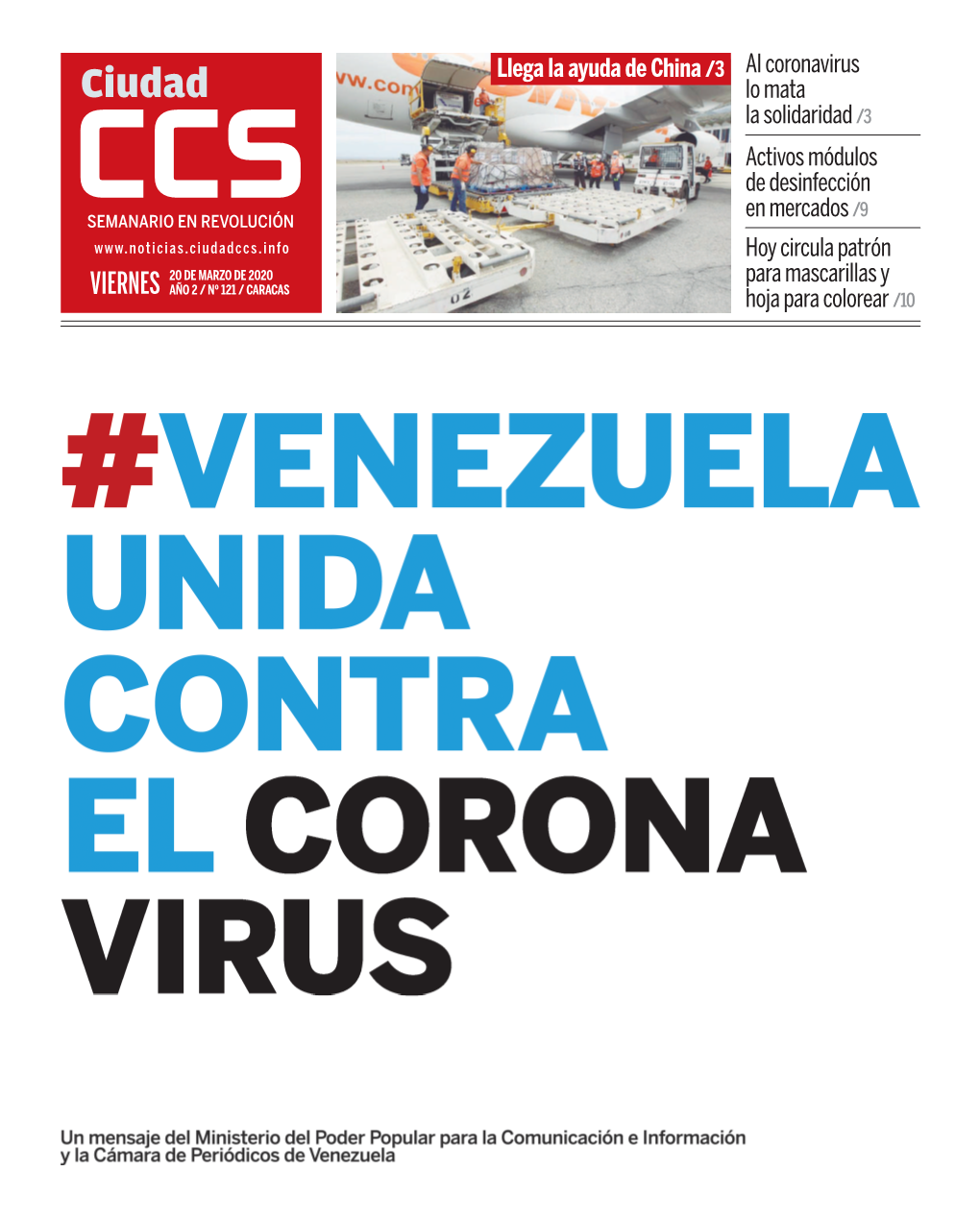 Llega La Ayuda De China /3 Al Coronavirus