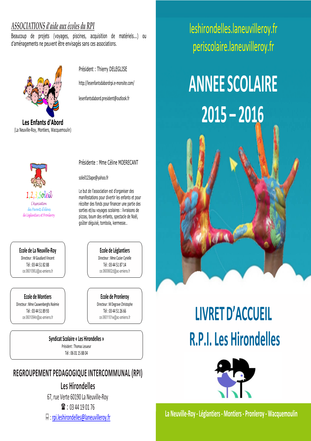 Annee Scolaire 2015 – 2016