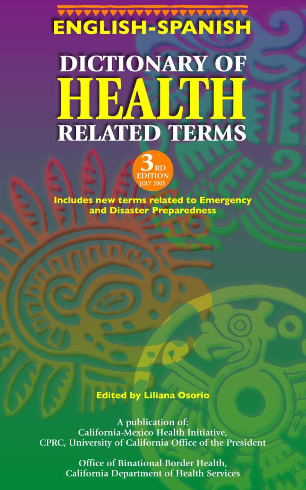 English-Spanish Dictionary of Health Related Terms