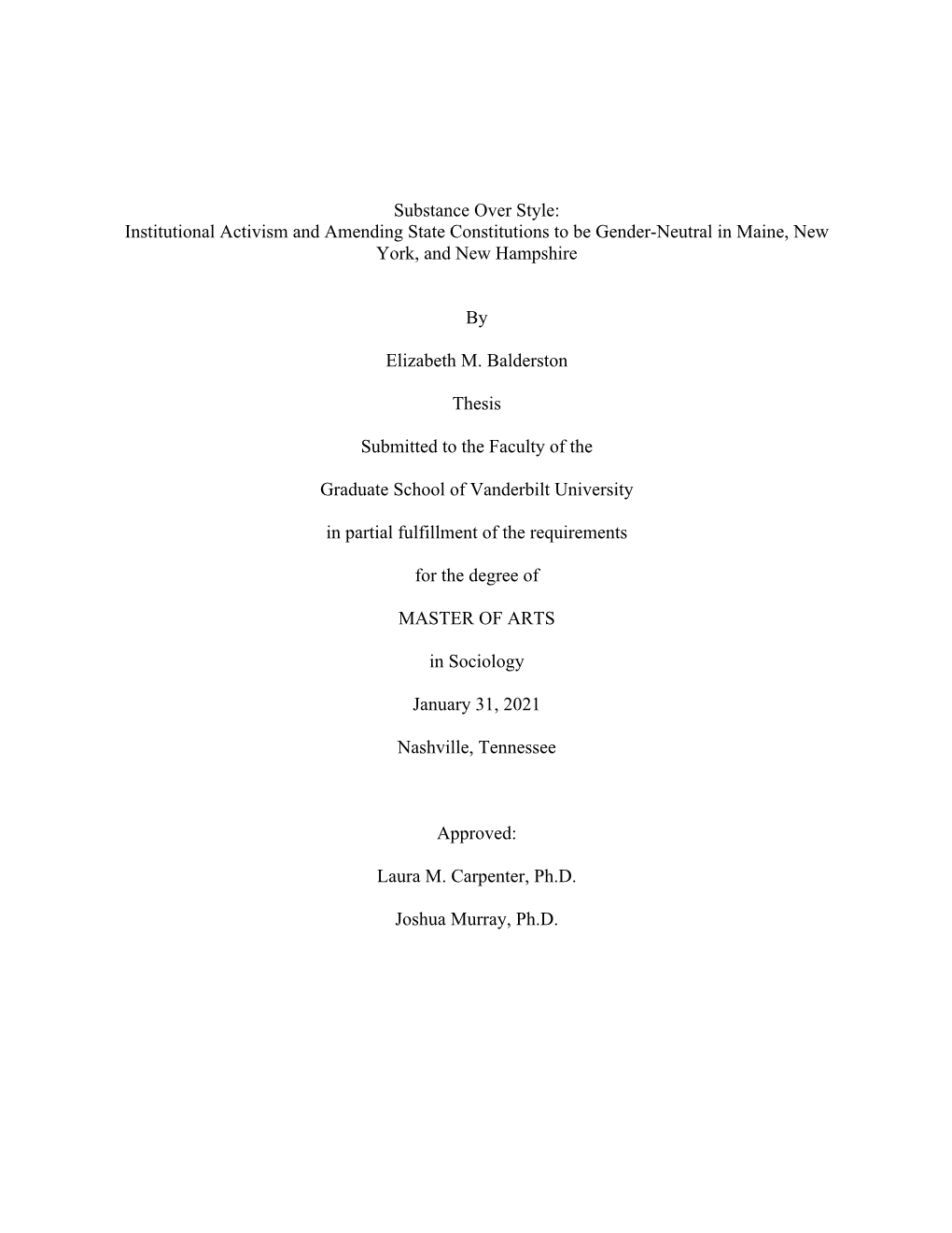 Institutional Activism and Amending State Constitutions to Be Gender-Neutral in Maine, New York, and New Hampshire