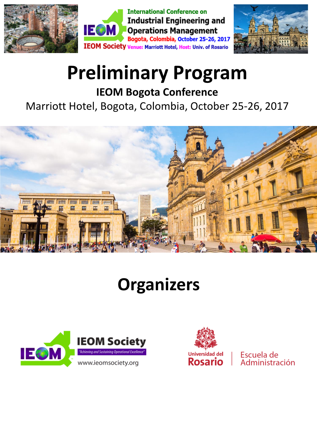 Program – IEOM 2017 Bogota Conference