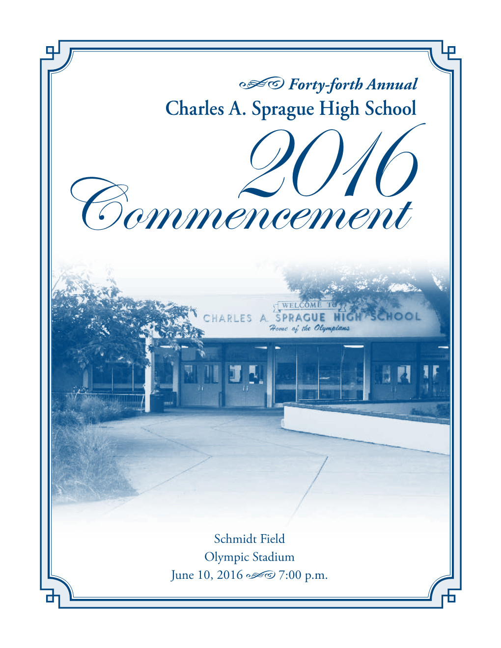 Charles A. Sprague High School Commencement2016