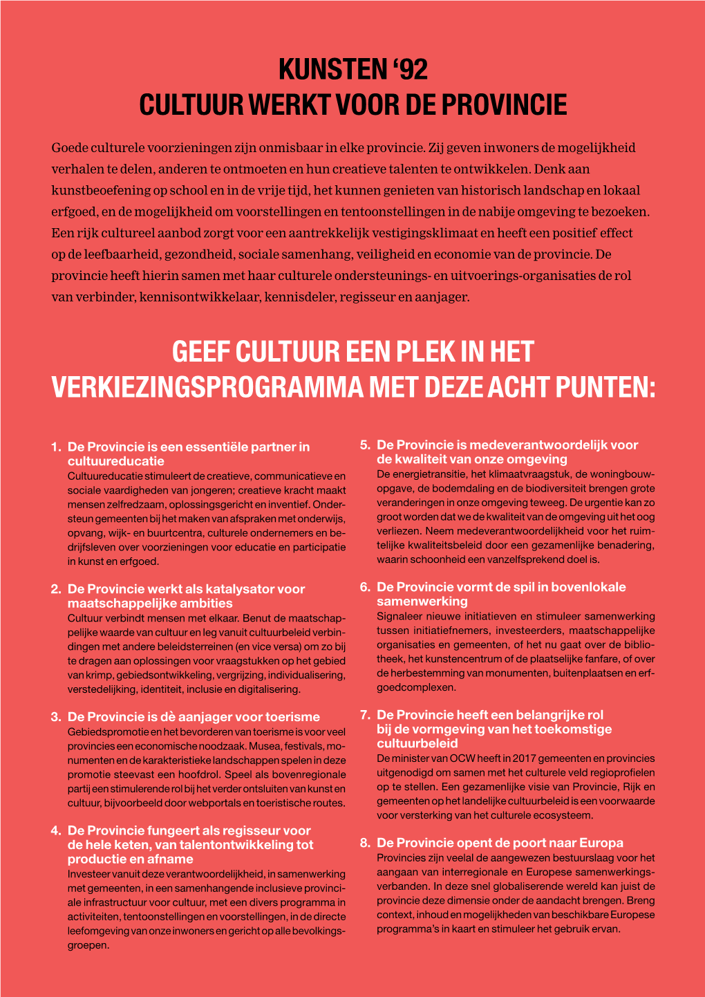 Flyerversie Cultuur Werkt Voor De Provincie