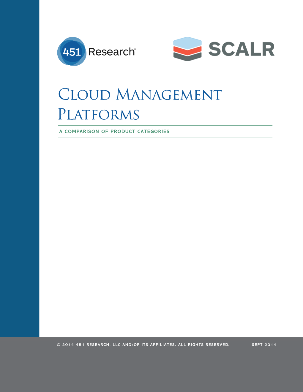 Cloud Management Platforms