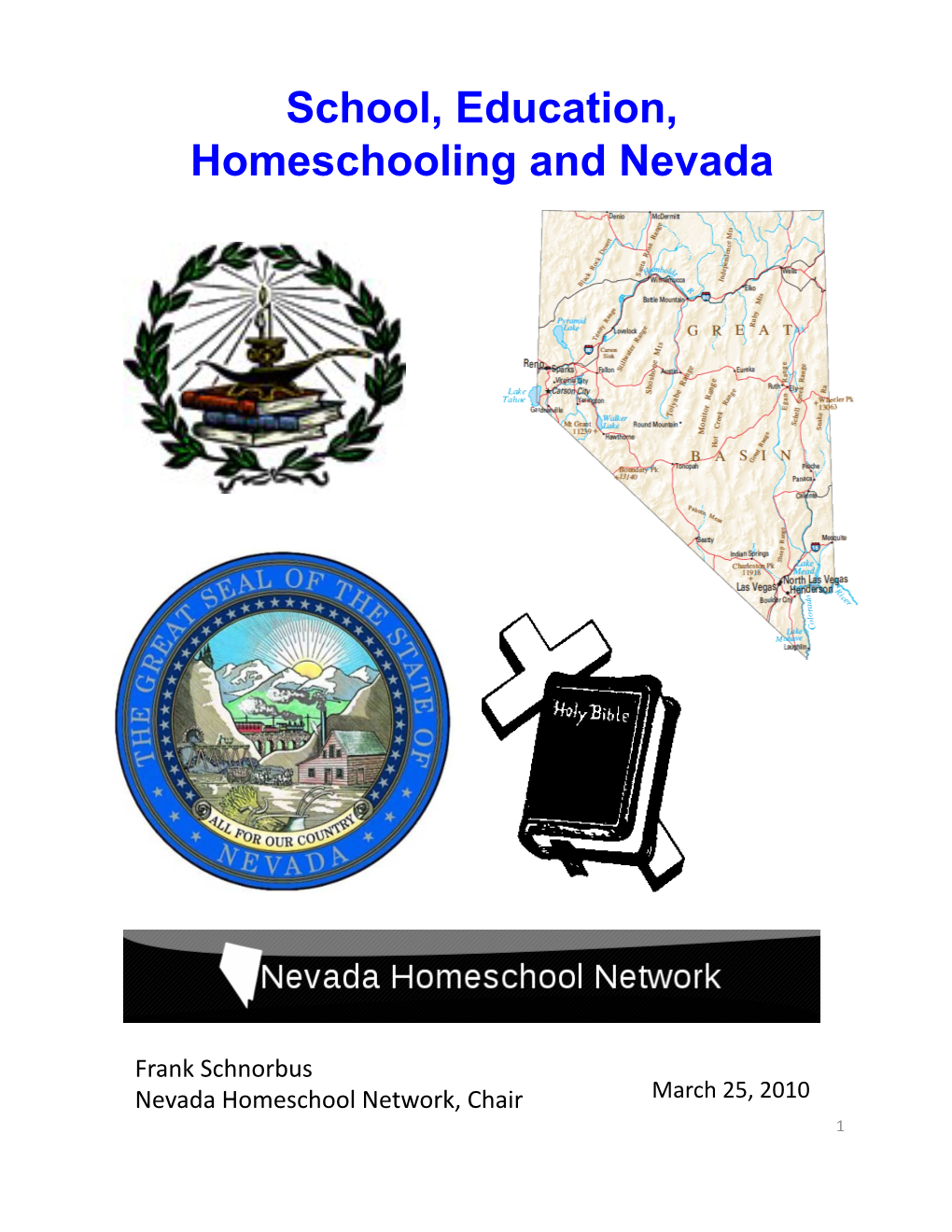 A History of Education for Nevada Homeschools