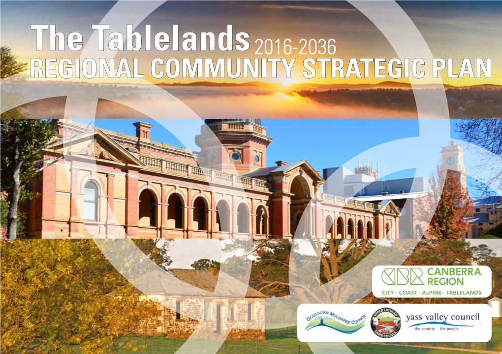 The Tablelands 2016-2036 REGIONAL COMMUNITY STRATEGIC PLAN Acknowledgements