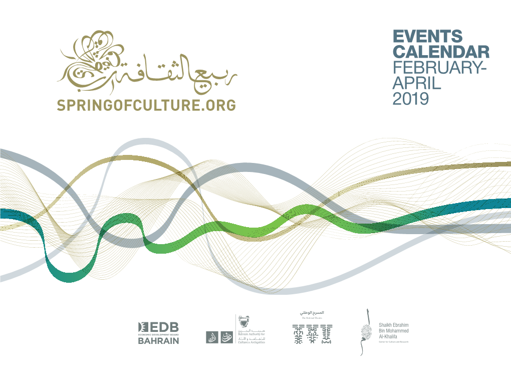 Download the 2019 Spring of Culture Events Calendar
