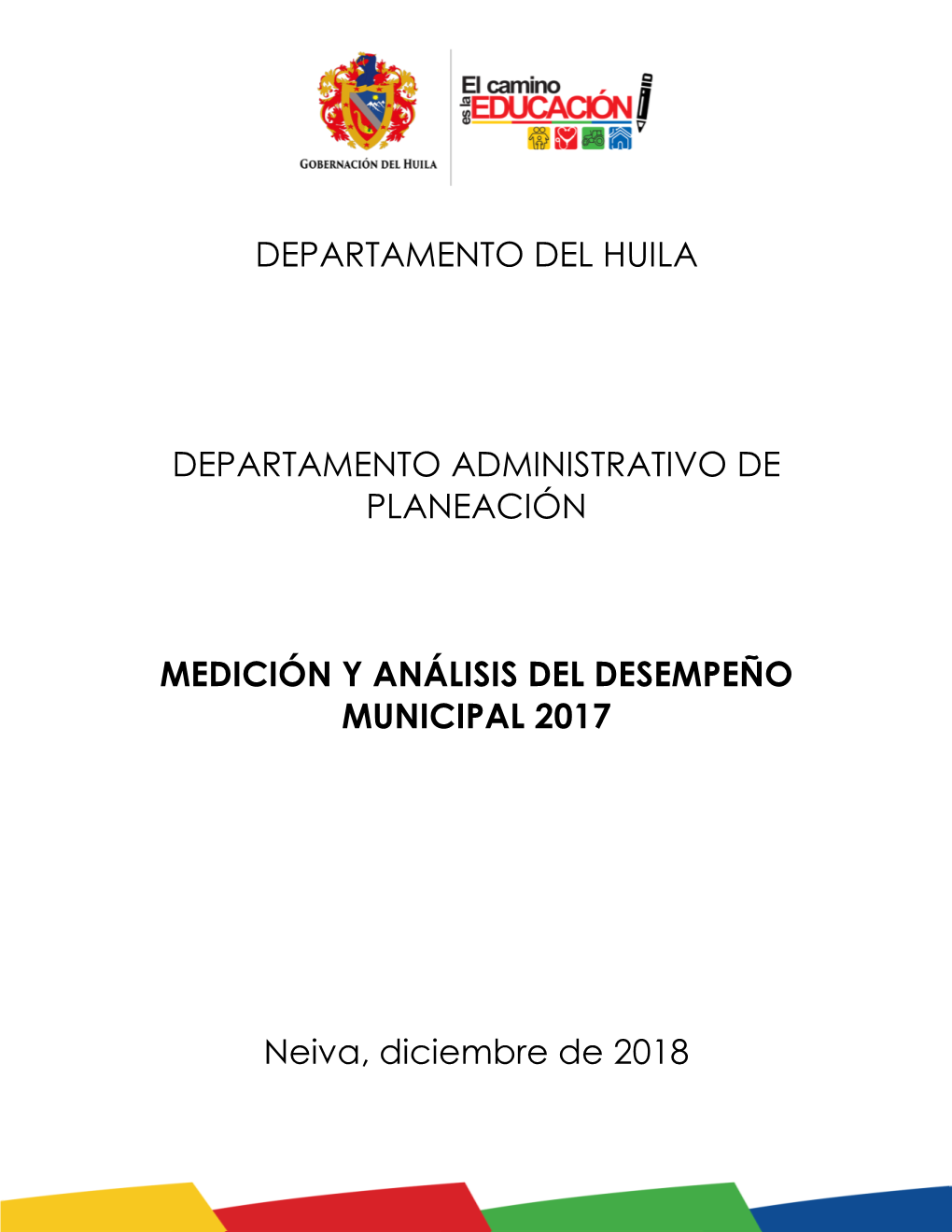 Medición Y Análisis Del Desempeño Integral Municipal –2016 Página 0