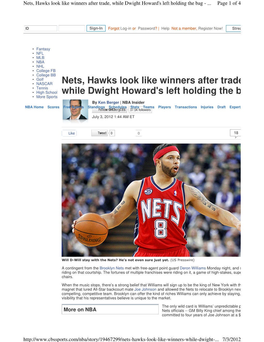 Nets, Hawks Look Like Winners After Trade, While Dwight Howard's Left Holding the Bag -