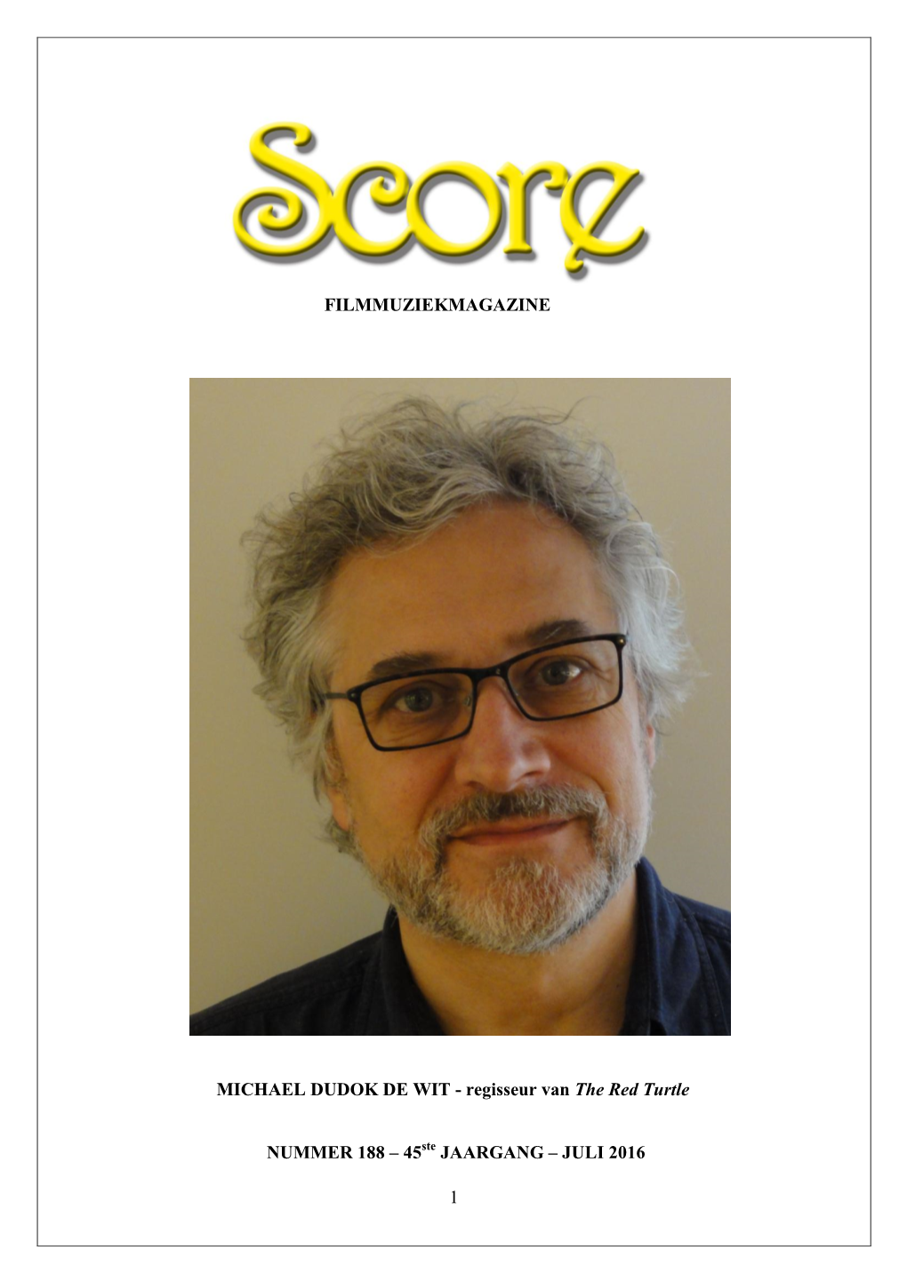 1 Filmmuziekmagazine Michael Dudok De