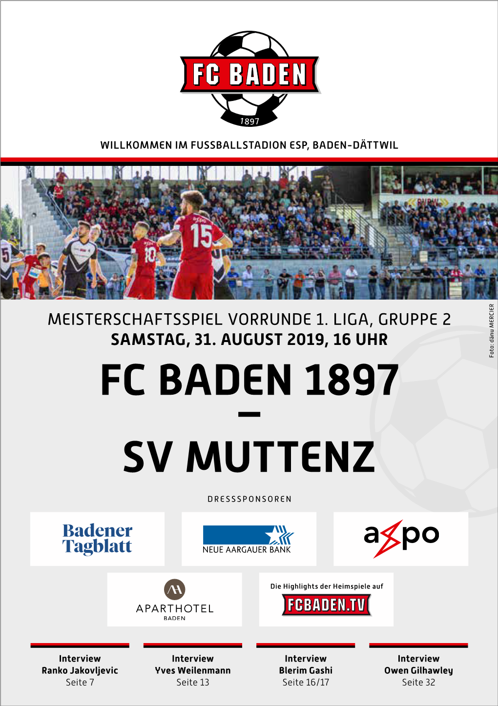Fc Baden 1897 – Sv Muttenz