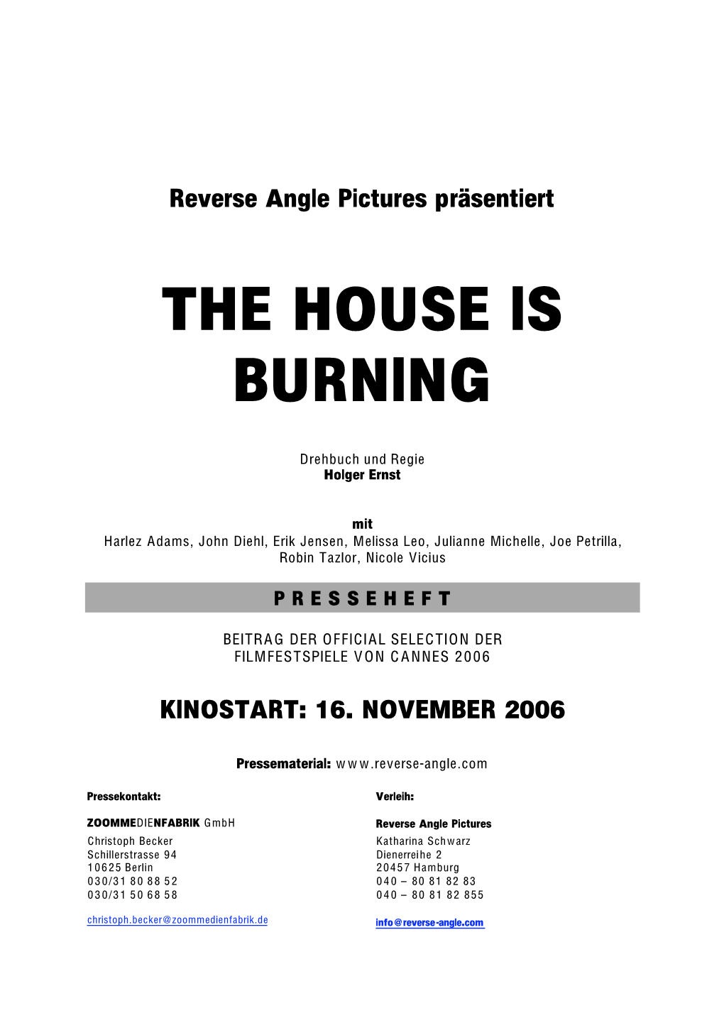 The House Is Burning