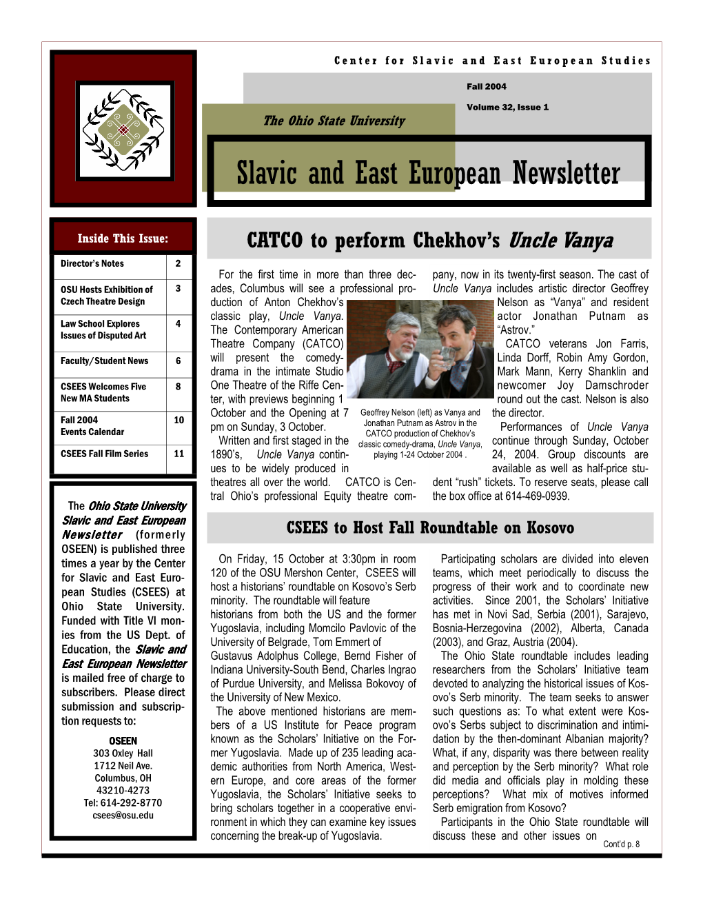 Newsletter--Fall 2004.Pub